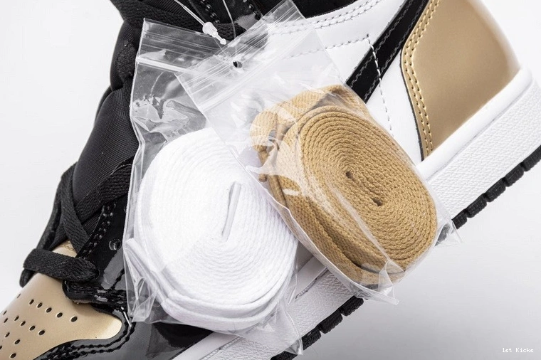 Patent Toe Gold Retro High NRG 1 861428-007 Jordan  0314